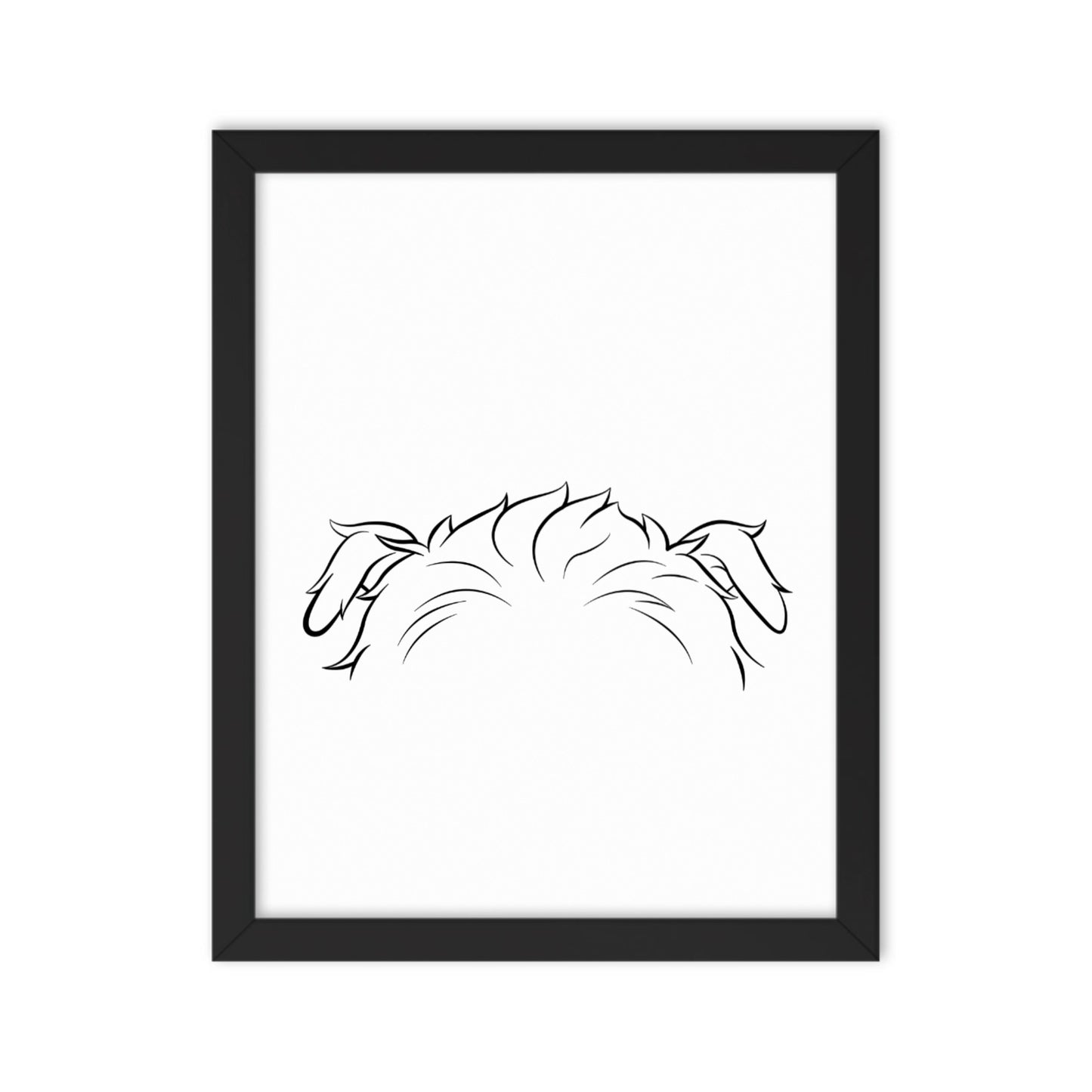 Framed Canvas Poster (in)